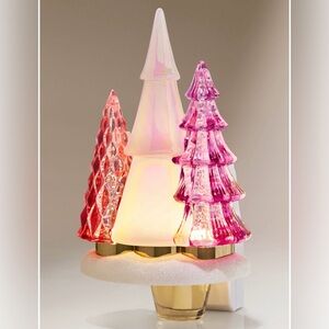 NWT Bath and Body Work Pink Trees Nightlight Wallflower Plug